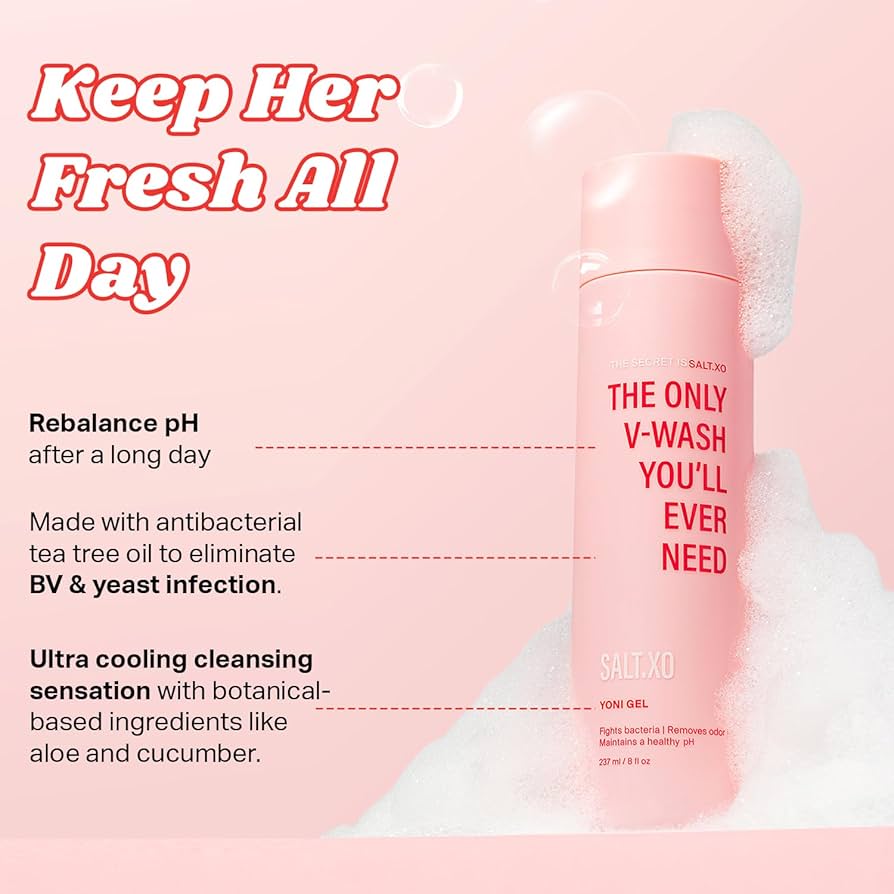 SALT.XO – pH Balancing Yoni Gel Wash (8 fl oz)