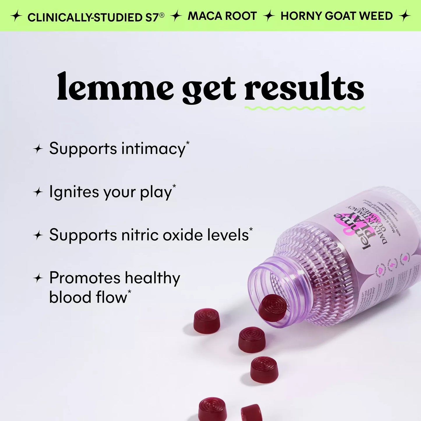 Lemme Play – Daily Intimacy Gummies (60ct)