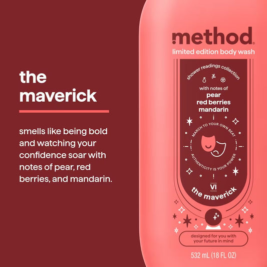 Method Limited Edition Shower Readings Body Wash – The Maverick (18 oz)