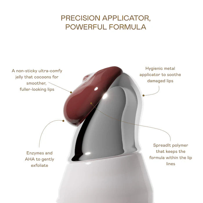 EADEM – Le Chouchou Exfoliating + Softening Peptide Lip Balm - Boba Bounce - rich soft brown