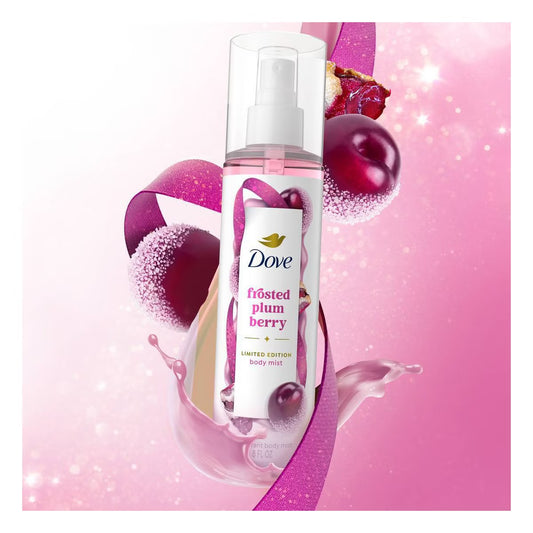 Dove – Limited Edition Holiday Treat Body Mist (Frosted Plum Berry, 8 oz)