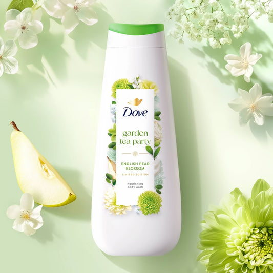 Dove Garden Tea Party Body Wash – English Pear Blossom (Limited Edition)