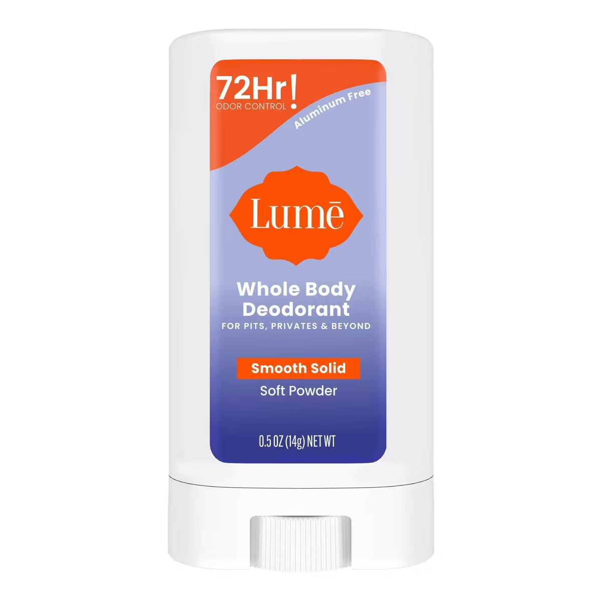 Lume Whole Body Deodorant – Soft Powder | Trial Size 0.5 oz