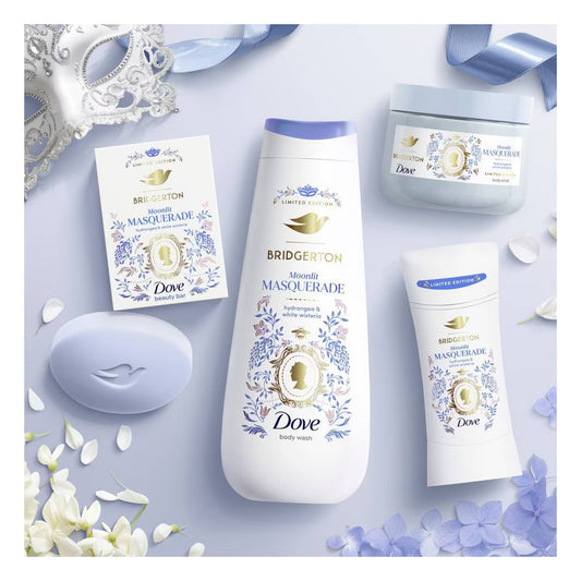 Dove x Bridgerton — Moonlit Masquerade Limited Edition Bar Soaps (4-Count, 15 oz total)