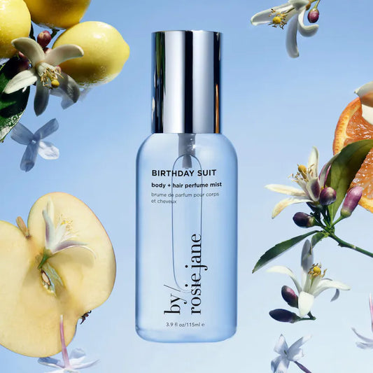 By Rosie Jane – BIRTHDAY SUIT Body + Hair Perfume Mist with Sweet Musk (3.9 fl oz)