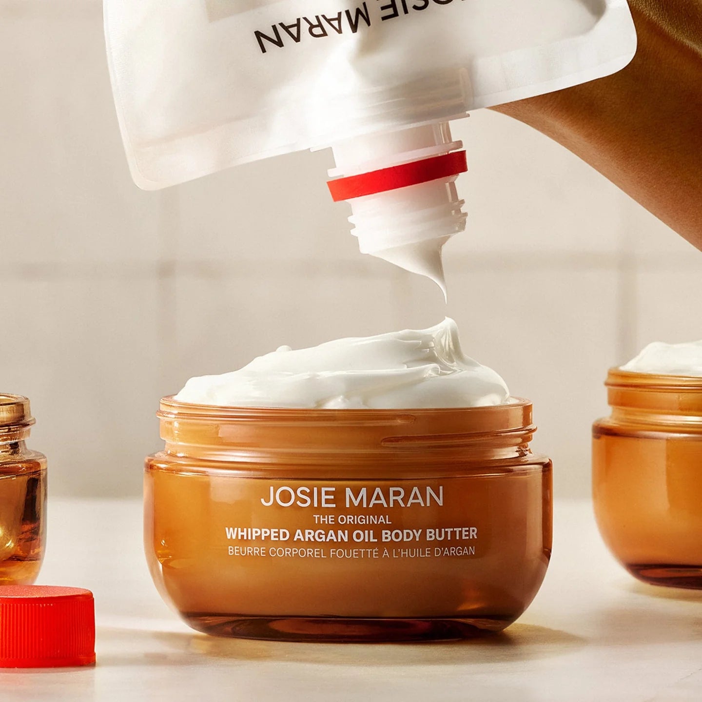 Josie Maran – Unscented Whipped Argan Oil Body Butter Refill (13.5 fl oz)