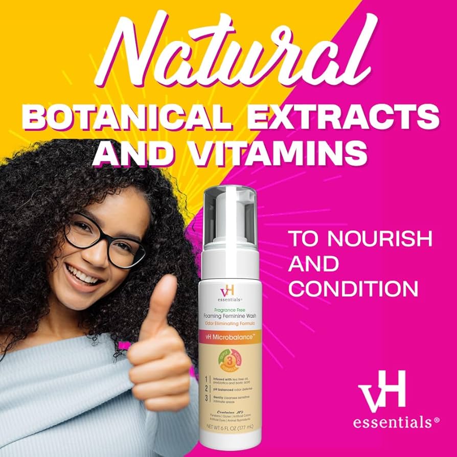 vH essentials Foaming Feminine Wash – pH Balanced Daily Cleansers