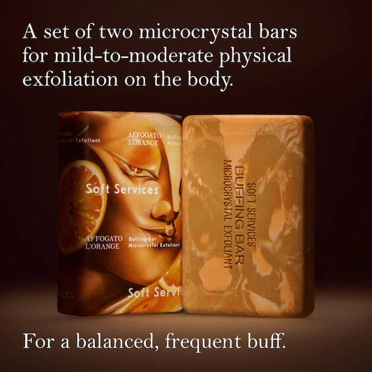 Soft Services — Affogato L’Orange Buffing Bar Exfoliant (2-Pack)