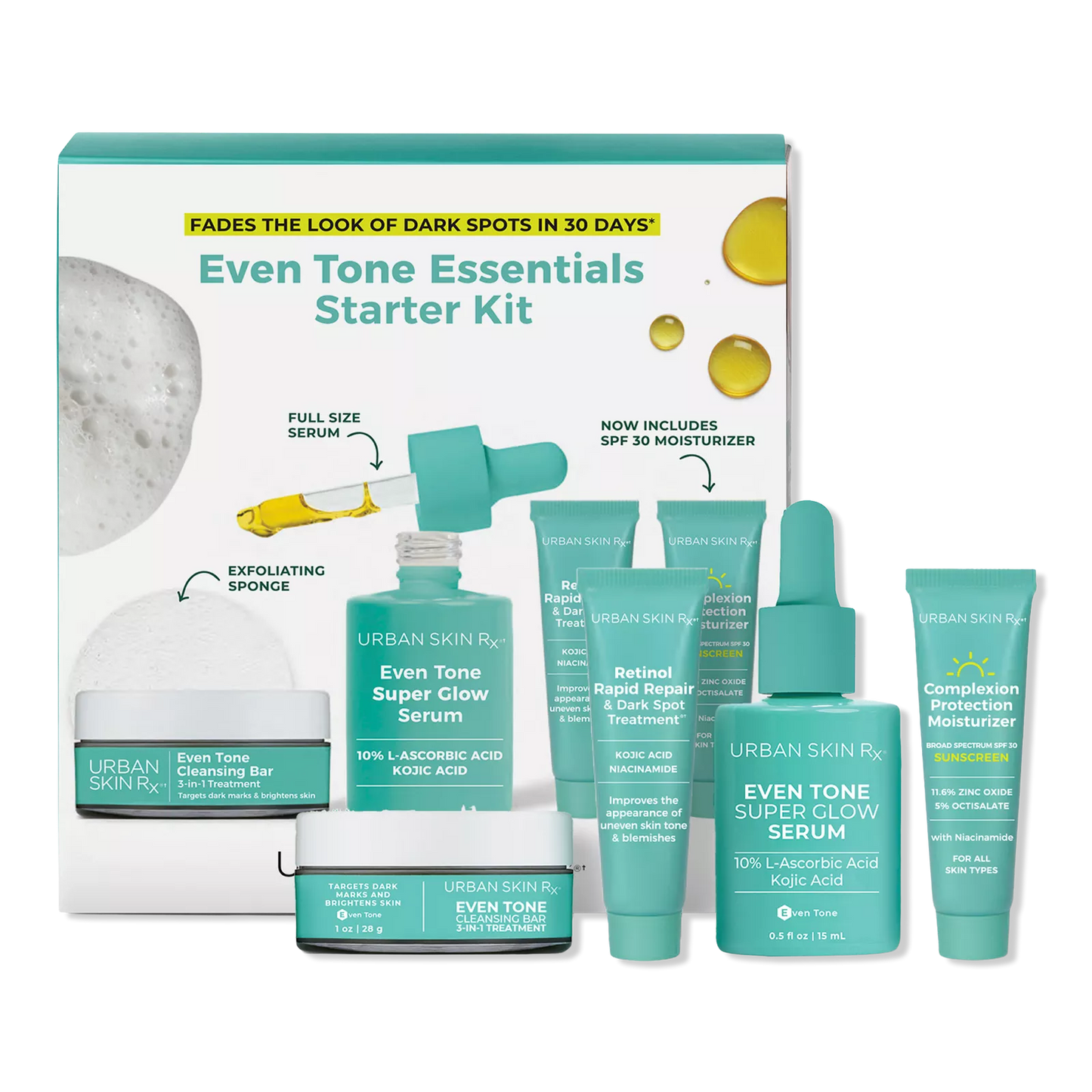 Urban Skin Rx – Even Tone Essentials Starter Kit | 4-Piece Set