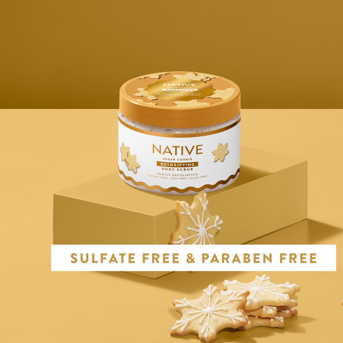 Native Limited Edition Holiday Body Wash Scrub — Sugar Cookie (12 oz)