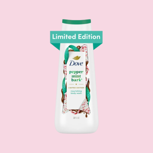 DOVE – Limited Edition Holiday Treats Body Wash (Peppermint Bark, 20 oz)