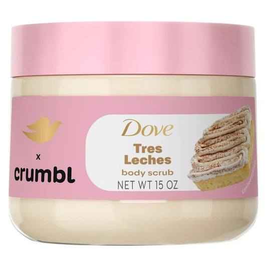 Dove x Crumbl — Tres Leches Limited Edition  Body Scrub 15 oz
