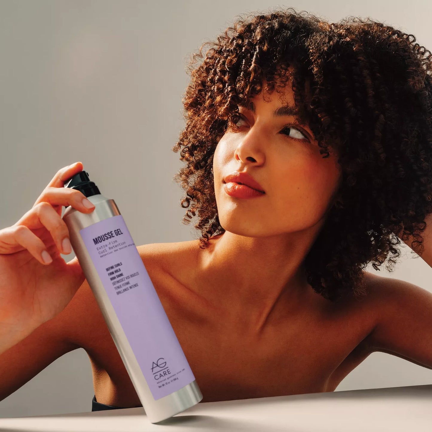 AG Care – Mousse Gel Extra-Firm Curl Retention (5 oz)