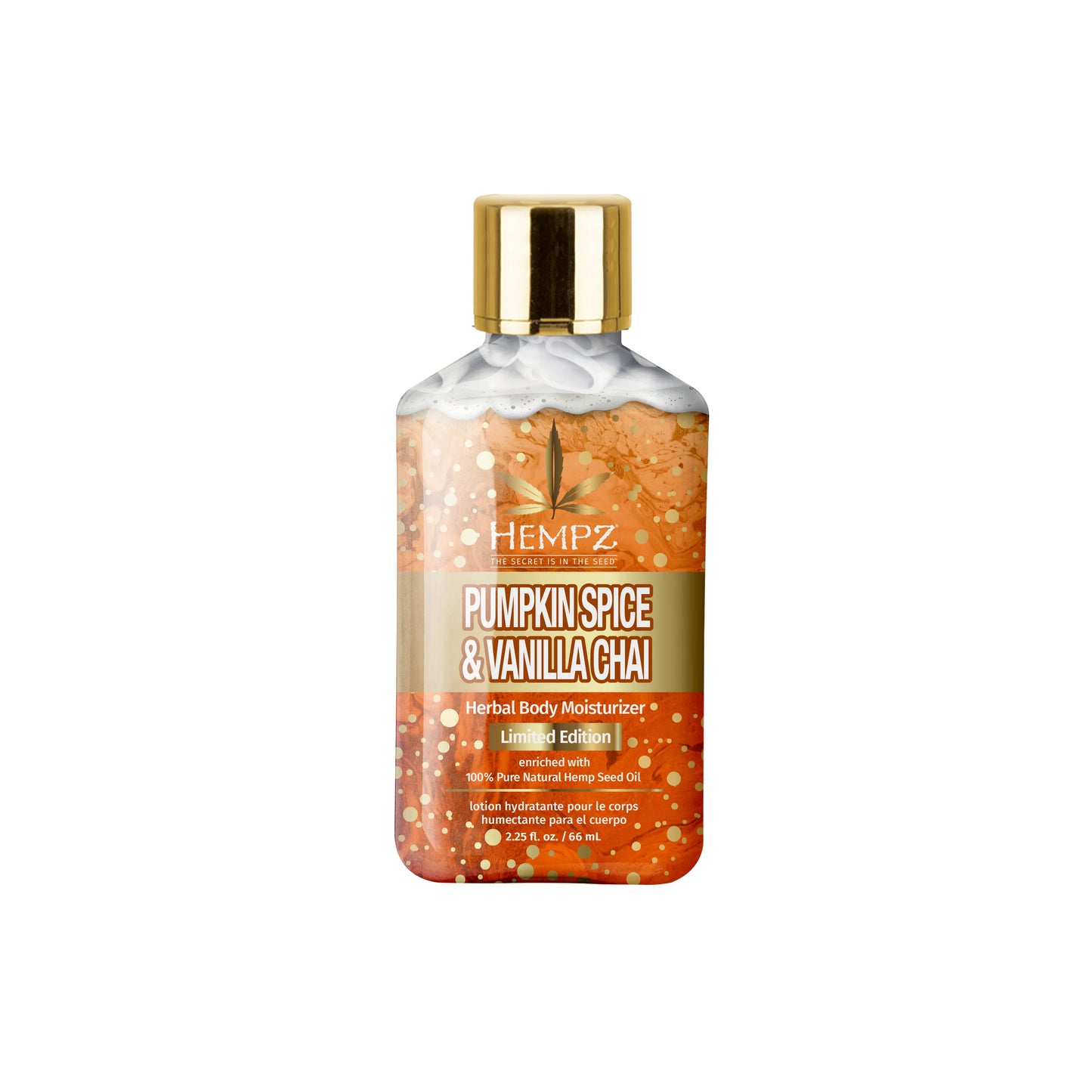 Hempz – Pumpkin Spice & Vanilla Chai Herbal Moisturizing Body Lotion