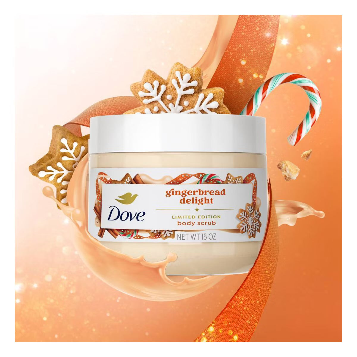 Dove – Limited Edition Holiday Treat Body Scrub (Gingerbread Delight) – 15oz