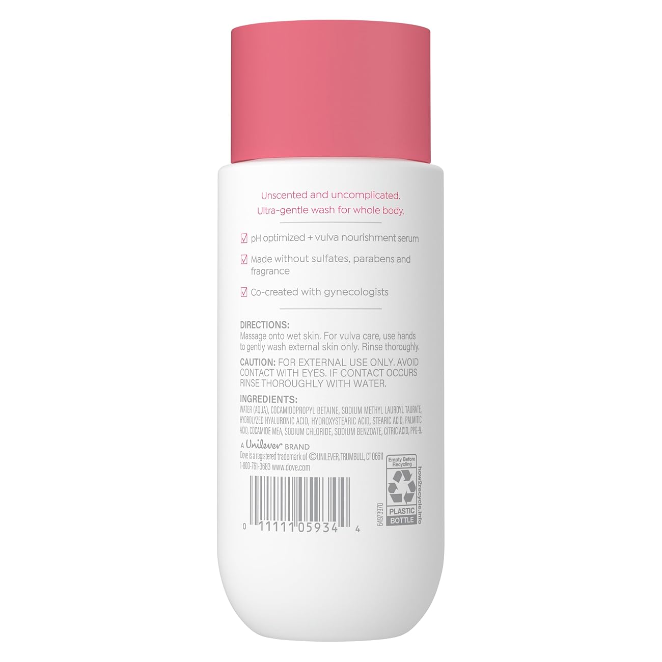 Dove Whole Body Intimate Wash (8 oz)