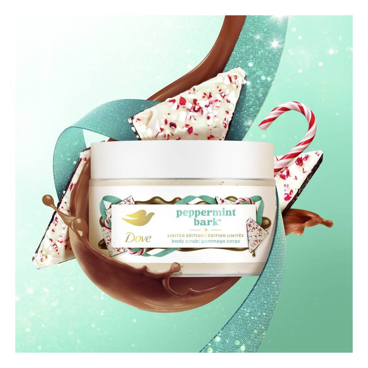 Dove – Limited Edition Holiday Treat Mini Body Scrub Trio (Sugar Cookie Sprinkle, Peppermint, Frosted Plum, 3 x 3.5 oz)