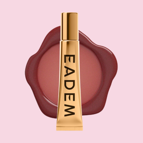 EADEM – Le Chouchou Exfoliating + Softening Peptide Lip Balm - Boba Bounce - Pain au Chocolat - caramelized brown with shimmery pink