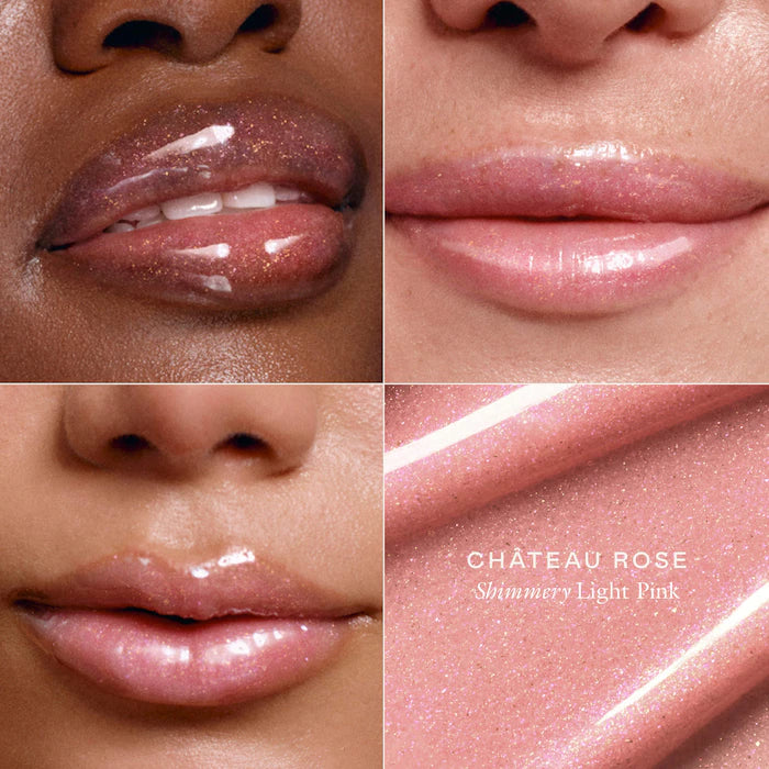 EADEM – Le Chouchou Exfoliating + Softening Peptide Lip Balm - Château Rose - Cool, vintage rose with a golden-champagne pearl finish | Lemon Meringue Pie Scent