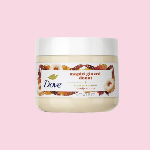 Dove Beauty Holiday Treat Body Scrub – Maple Glazed Donut (Limited Edition, 15 oz)