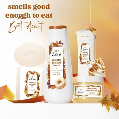 Dove Beauty Holiday Treat Body Scrub – Maple Glazed Donut (Limited Edition, 15 oz)