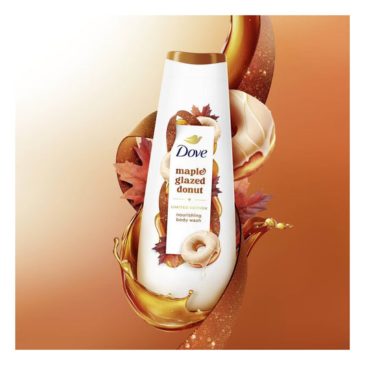 Dove Beauty Holiday Treat Body Wash – Maple Glazed Donut (Limited Edition, 20 fl oz)