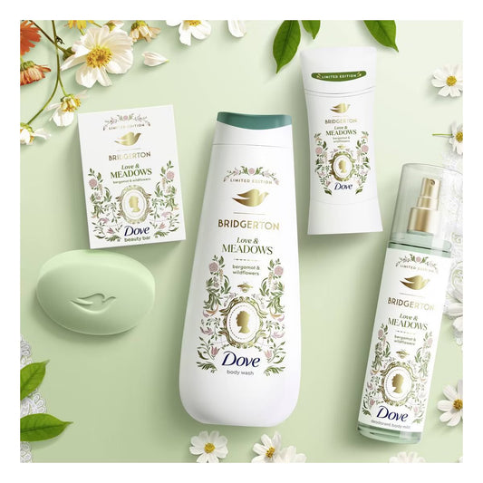 Dove x Bridgerton — Love & Meadows Limited Edition Beauty Bar (4-Count, 15 oz total)