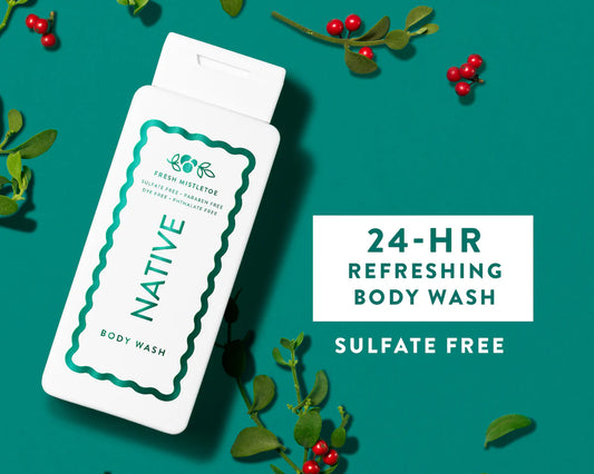 Native Body Wash – Fresh Mistletoe (18 fl oz)