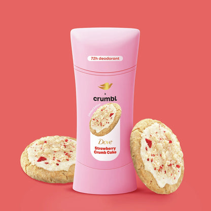 Dove x Crumbl Deodorant Stick – Strawberry Shortcake