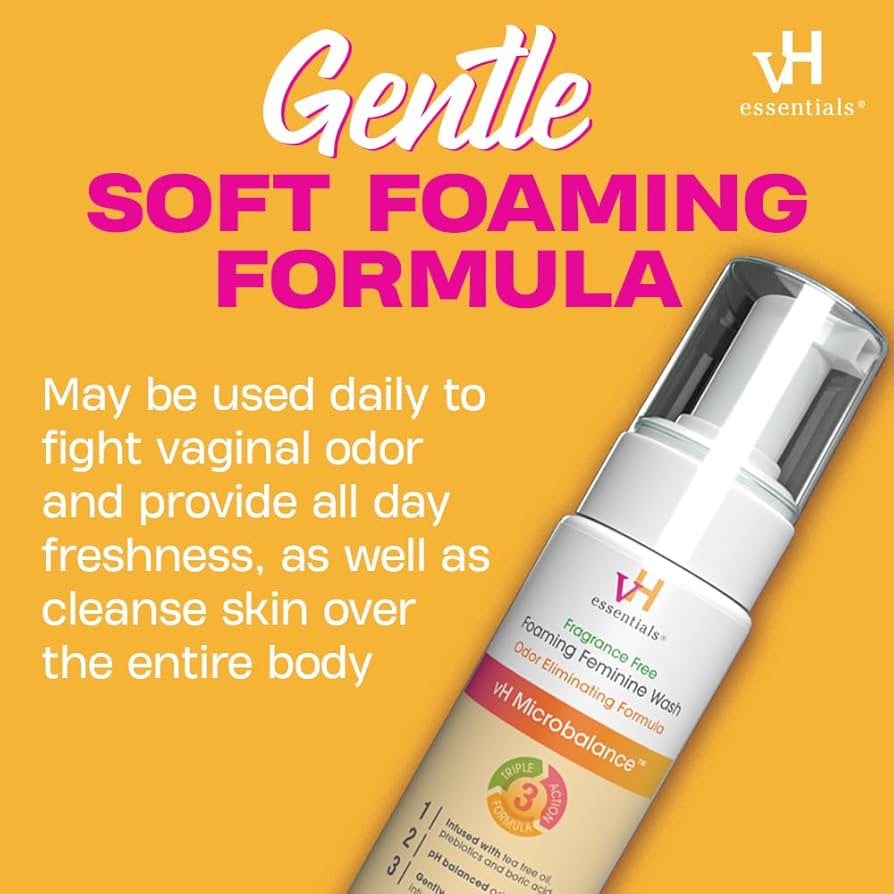 vH essentials Foaming Feminine Wash – pH Balanced Daily Cleansers