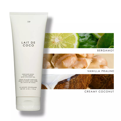 Le Monde Gourmand – Lait de Coco Perfumed Body Icing Crème (6.7 fl. oz.)