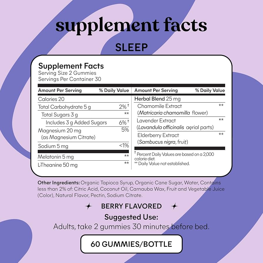 Lemme Sleep Gummies (60 Count)