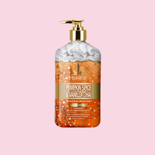 Hempz – Pumpkin Spice & Vanilla Chai Herbal Moisturizing Body Lotion