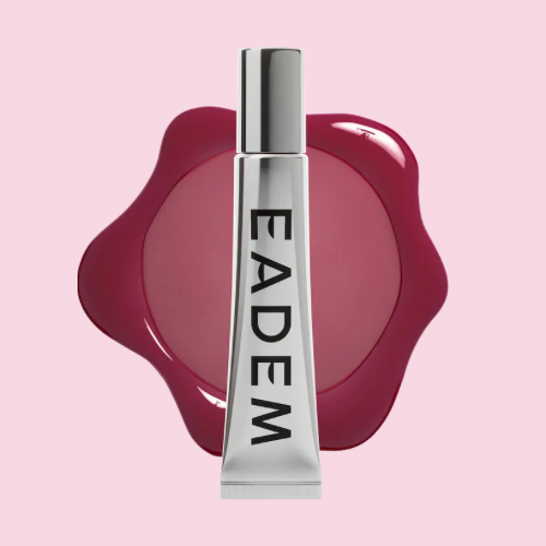 EADEM – Le Chouchou Exfoliating + Softening Peptide Lip Balm - Boba Bounce - Bissap Glaze - deep plum berry