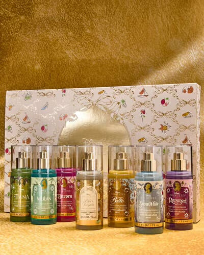 Bath & Body Works – Disney Princess 7-Piece Mini Fine Fragrance Mist Sampler