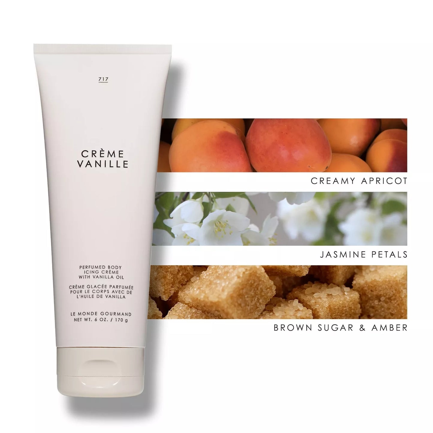 Le Monde Gourmand – Crème Vanille Perfumed Body Icing Crème (6.7 fl. oz.)