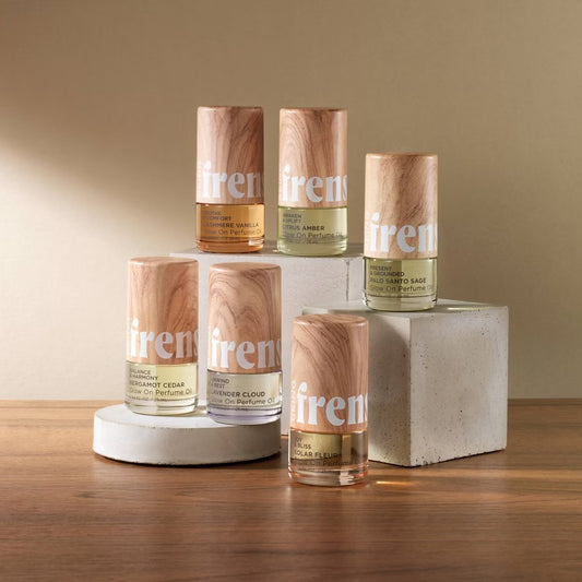 BEING FRENSHE – Glow-On Roll-On Fragrance with Essential Oils (0.84 fl oz)