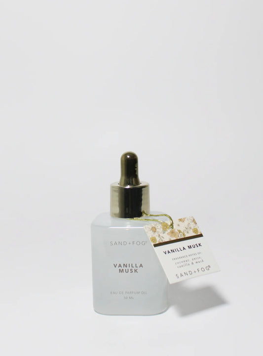 Sand + Fog Vanilla Musk Perfume Oil (50ml Dropper)