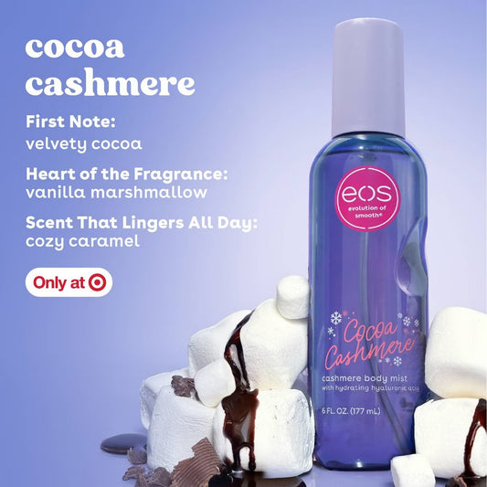 eos – Holiday Body Mist: Cocoa Cashmere (6 fl oz)