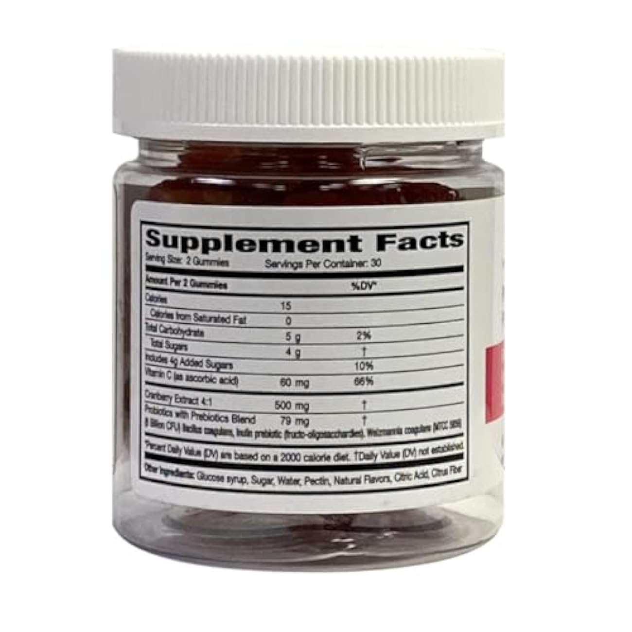 vH essentials – Probiotic Gummies with Prebiotics & Cranberry (60 Count)