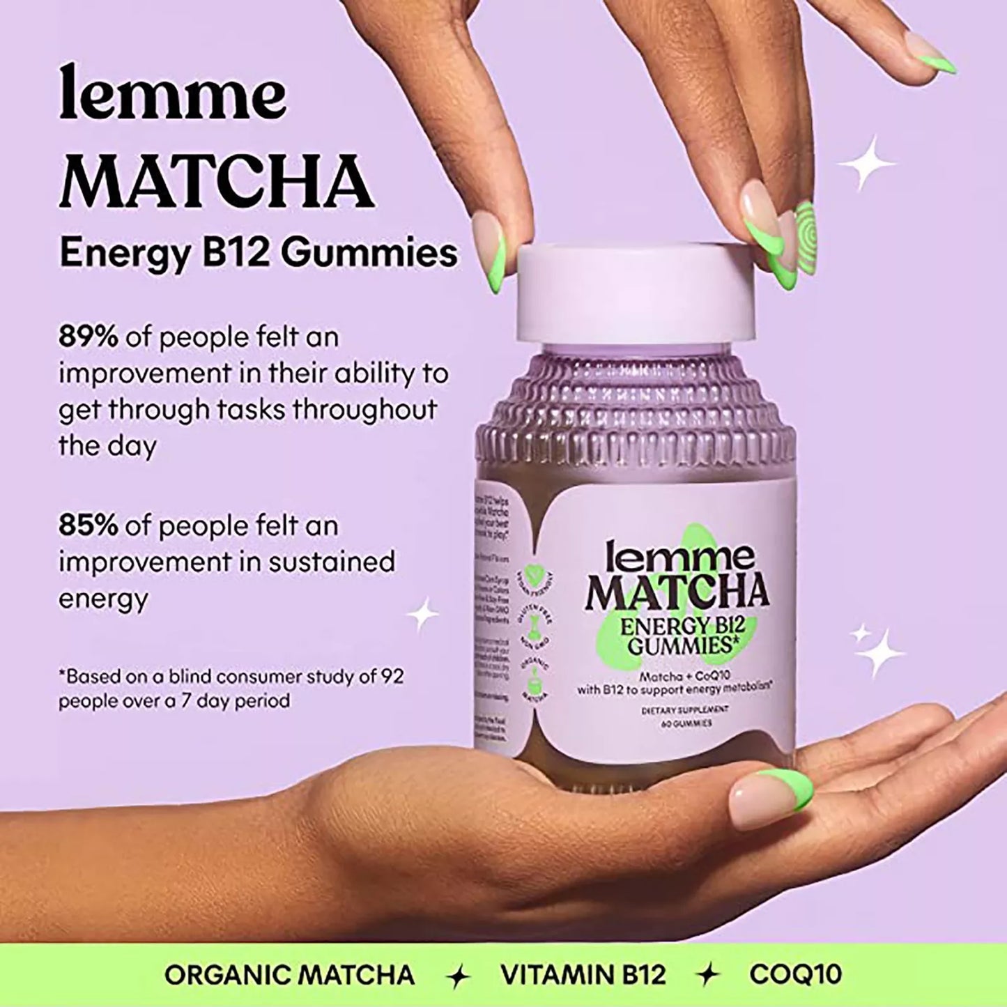 Lemme Matcha – Superfood Energy Gummies (60ct)