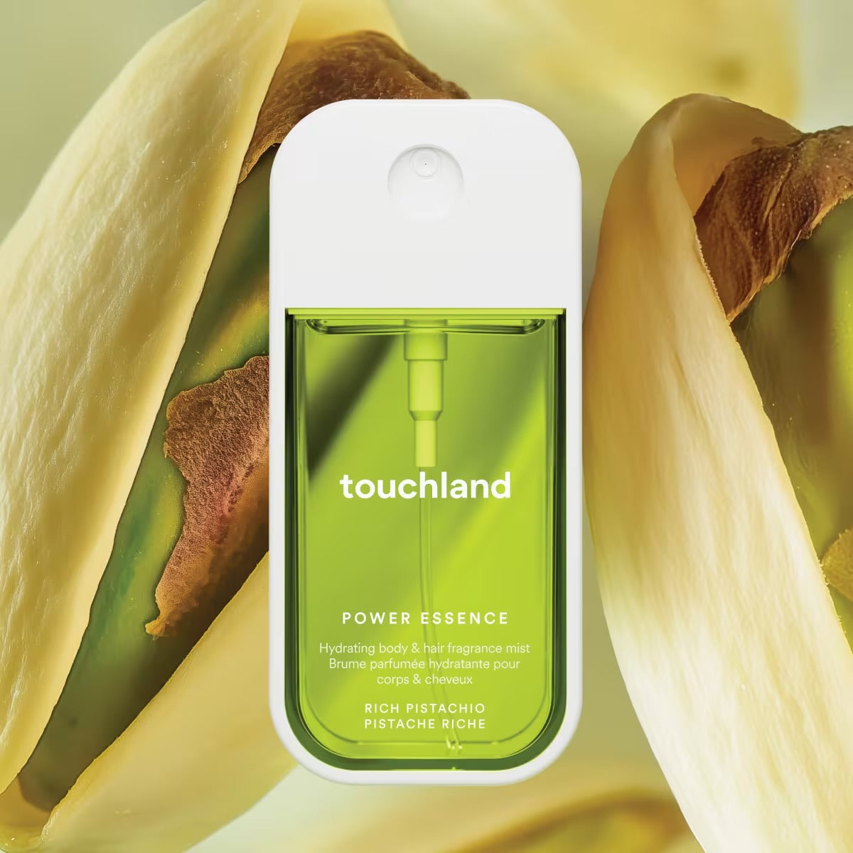 Touchland Power Essence Body & Hair Fragrance Mist – Rich Pistachio | 100ml