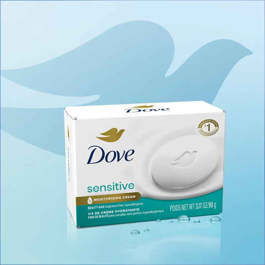 Dove Sensitive Skin Moisturizing Beauty Bar (4 Pack)