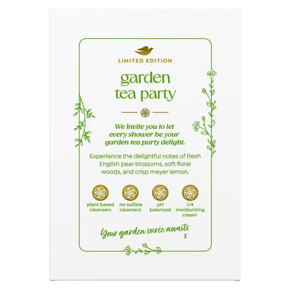 Dove Garden Tea Party Beauty Bar – English Pear Blossom (Limited Edition, 4pk)