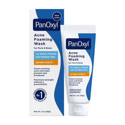 PanOxyl Mini 10% Benzoyl Peroxide Acne Foaming Wash – 1oz