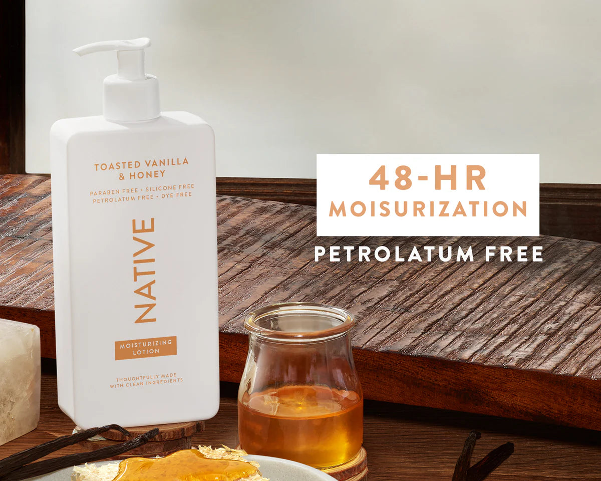 Native Moisturizing Lotion – Toasted Vanilla & Honey (16.5 fl oz)
