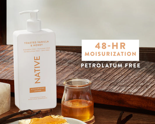 Native Moisturizing Lotion – Toasted Vanilla & Honey (16.5 fl oz)