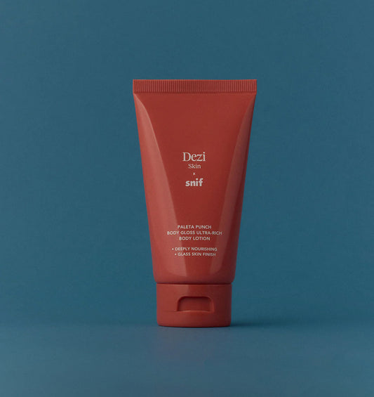 DEZI SKIN x Snif – Body Gloss Lotion (300 ml / 75 ml Travel Size)