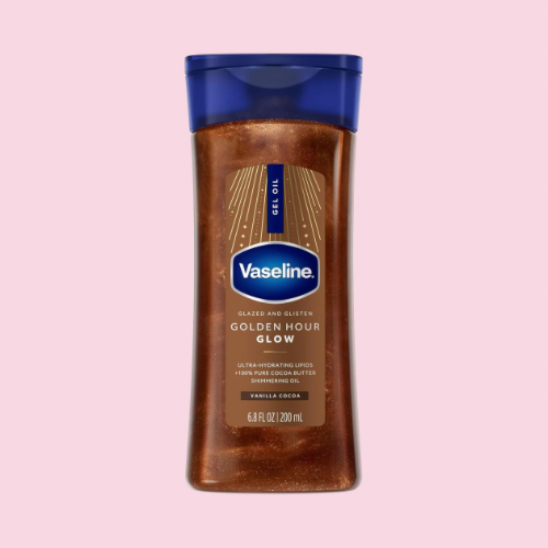 Vaseline – Glazed & Glisten Golden Hour Body Gel Oil (6.8 oz)