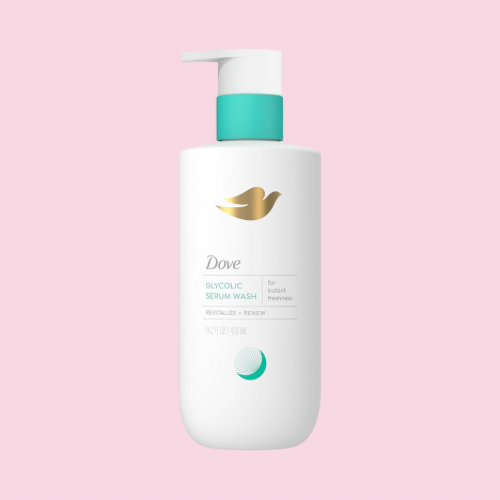 Dove – Glycolic Serum Body Wash for Skin Renewal & Odor Control (420 ml / 14.2 oz)